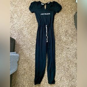 Black Jumpsuit short sleeve